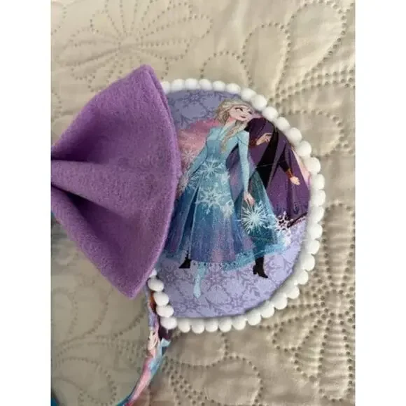 Disney Frozen Anna Elsa Handmade Minnie Ears - Picture 5 of 5